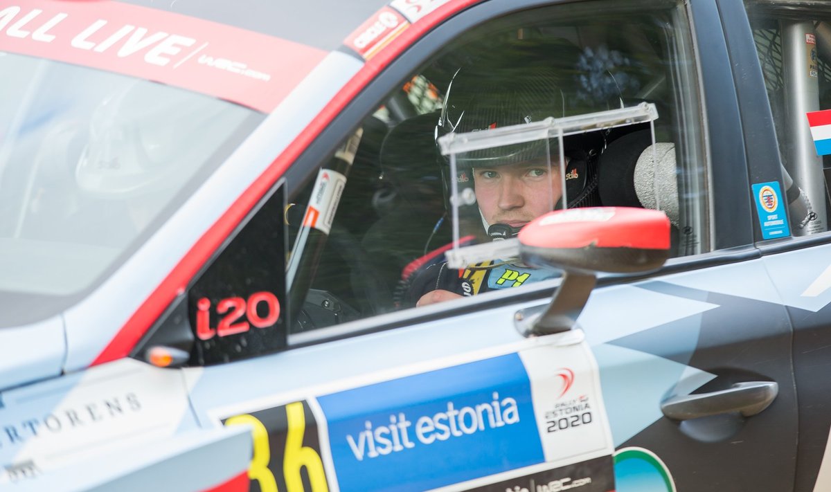 Gregoire Munster osales 2020. aastal Rally Estonial.