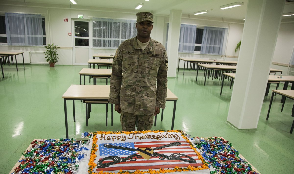 Ameerika sõdurid tähistavad tänupüha