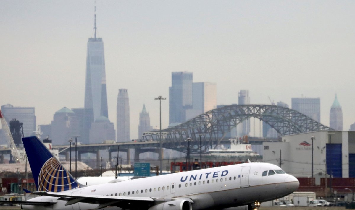 Lennufirma United Airlines lennuk New Yorgis