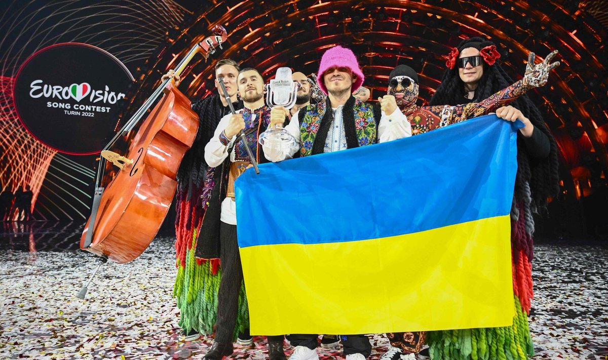 Победители "Евровидения" 2022 украинская музыкальная группа Kalush Orchestra