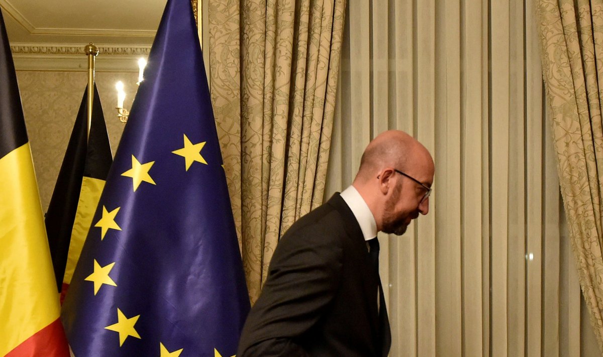 Belgia ametist lahkunud peaminister Charles Michel. 