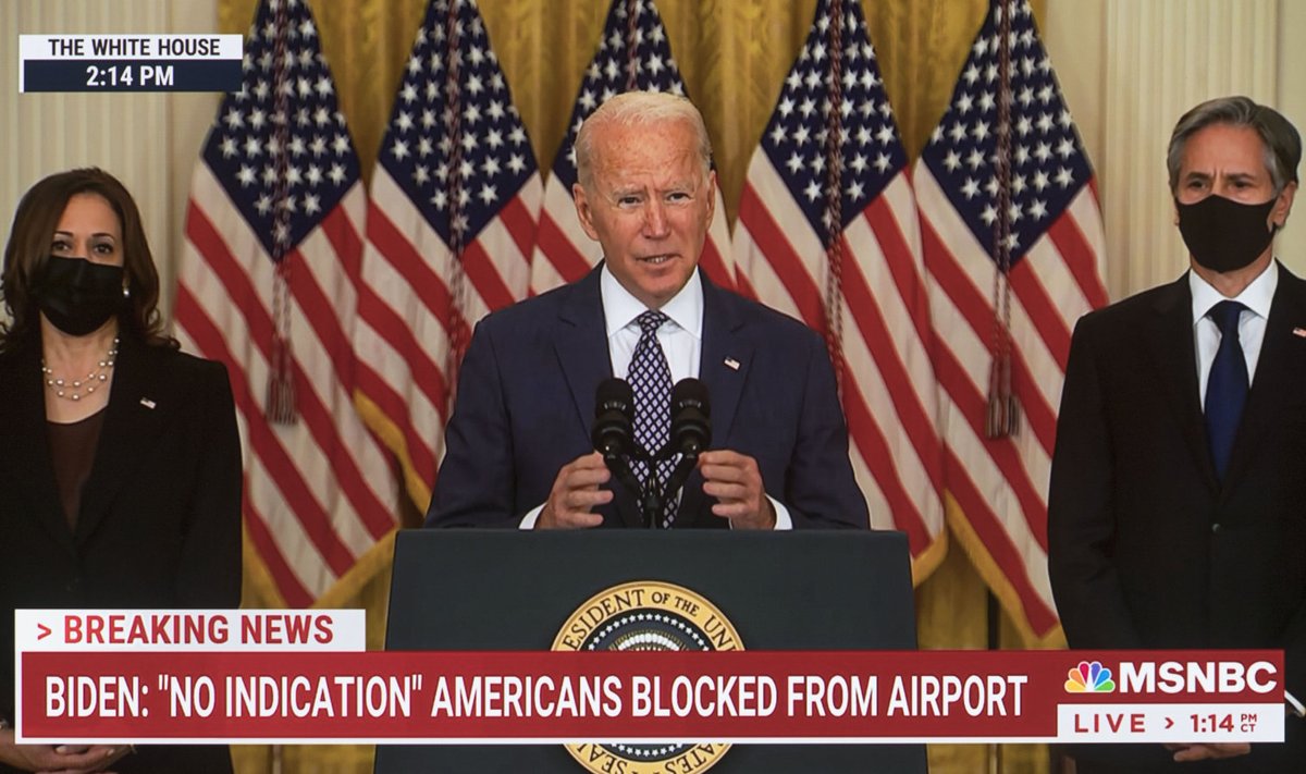 USA riigipea Joe Biden eile Valges Majas.