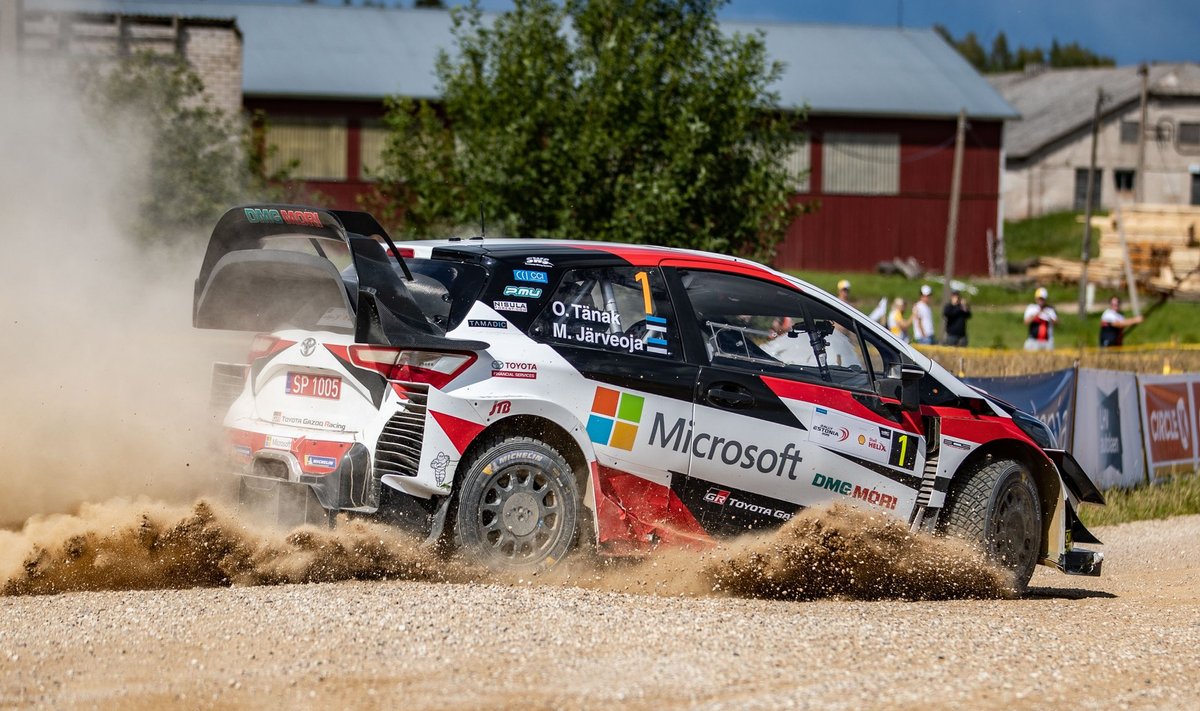 Mullu võistid Rally Estonia Toyota tiimis sõitnud Ott Tänak ja Martin Järveoja.