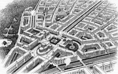 E. Saarineni võistlustöö "Suur Tallinn" planeering aastal 1913