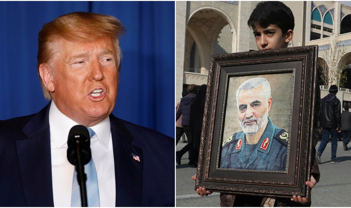USA president Donald Trumpi käsul korraldati Bagdadis raketirünnak, milles hukkus Iraani mõjukas kindral Qassem Soleimani.