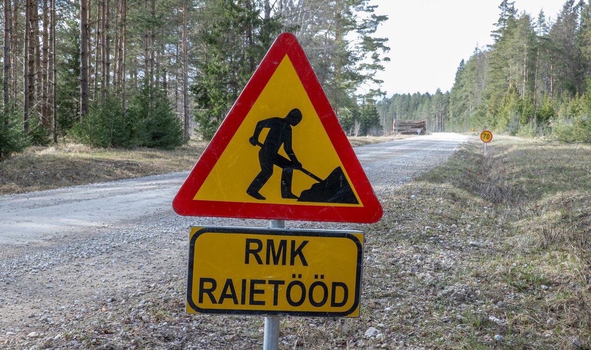 RMK raietööd Hiiumaal