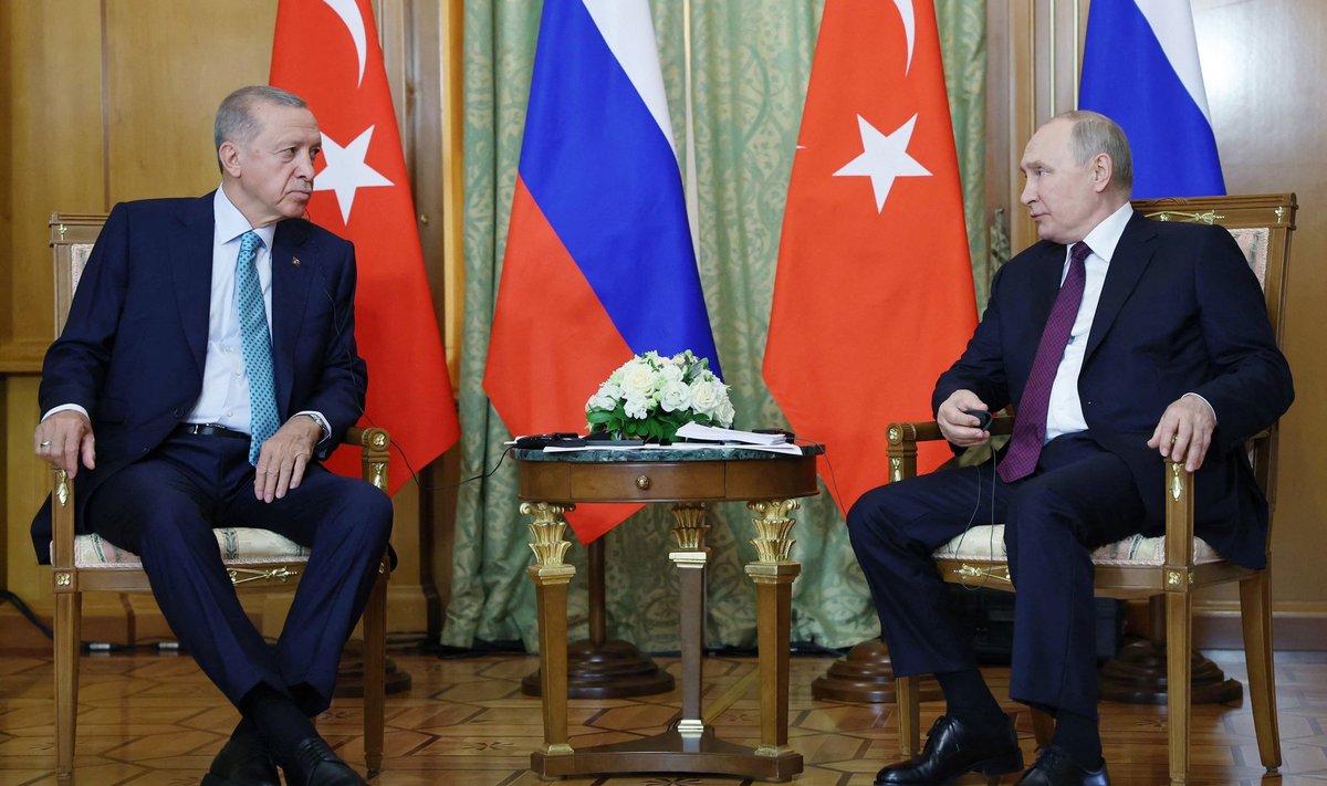 Türgi president Recep Tayyip Erdoğan ja Venemaa president Vladimir Putin kohtusid eelmisel aastal Sotšis.