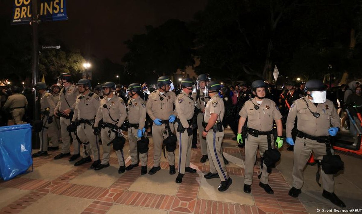 Протесты в Калифорнийском университете