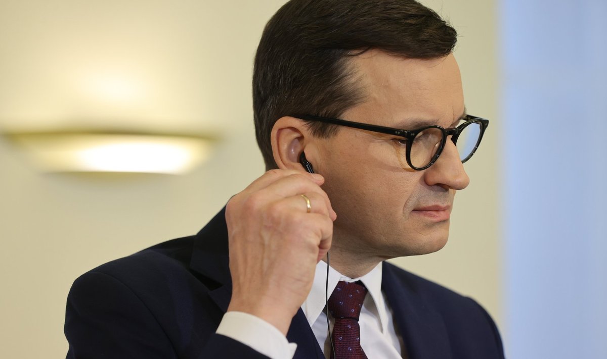 Poola peaminister Mateusz Morawiecki.