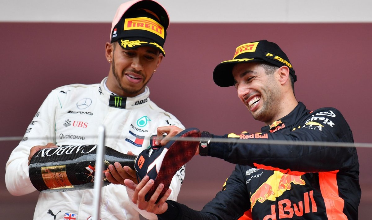 Lewis Hamilton ja Daniel Ricciardo