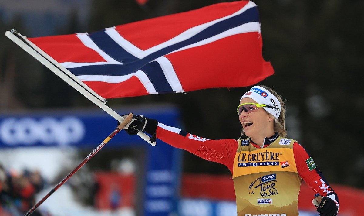 Tour de Ski võitnud Therese Johaug.