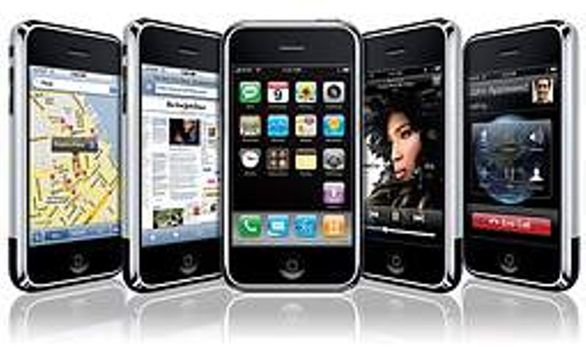 TARK JA ILUS: Apple’i iPhone tuleb kõige paremini toime muusika ja videote mängimisega, kuid kõnelemiseks sobib telefon samuti hästi. APPLE