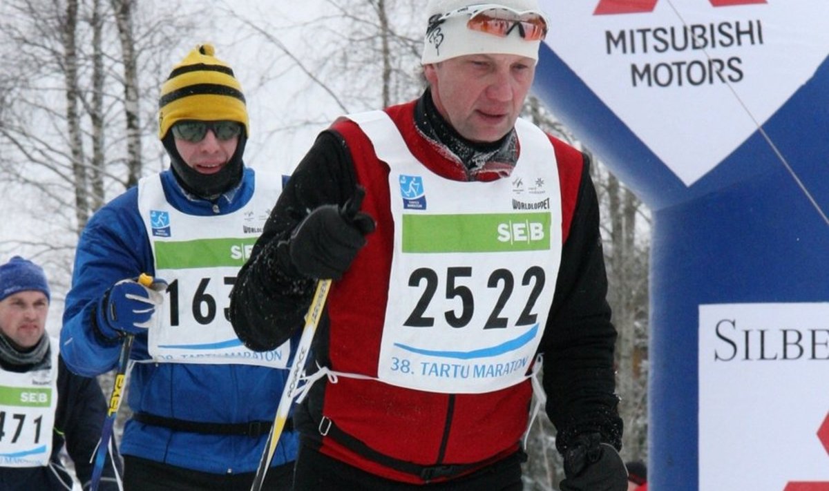 Raivo Külasepp Tartu Maratonil. Foto: Janne Salumäe