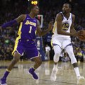 VIDEO | Põhimeestest vaid Duranti kasutanud Warriors suutis Lakersi alistada