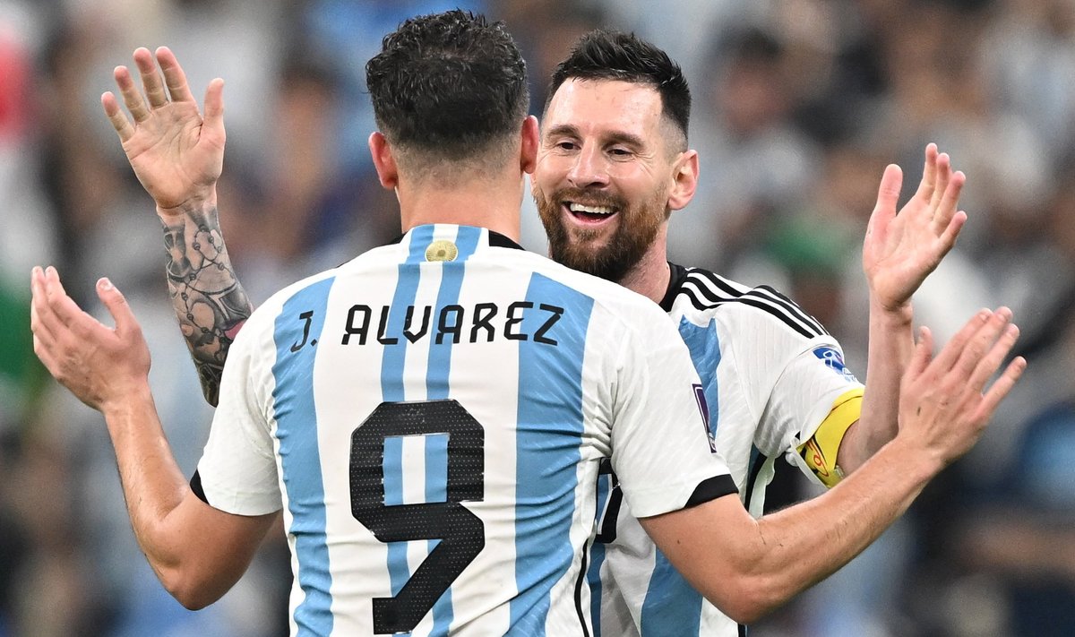 Lionel MEssi ja Julian Alvarez olid võidumängus võtmerollides.