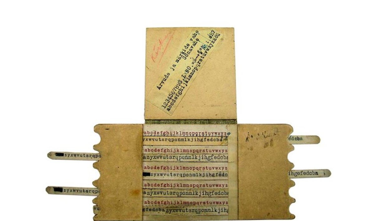 Tehtud Eestis: Välisministeeriumi šifreerimislükati, mille konstrueeris 1919. aastal insener Villem Vaher.