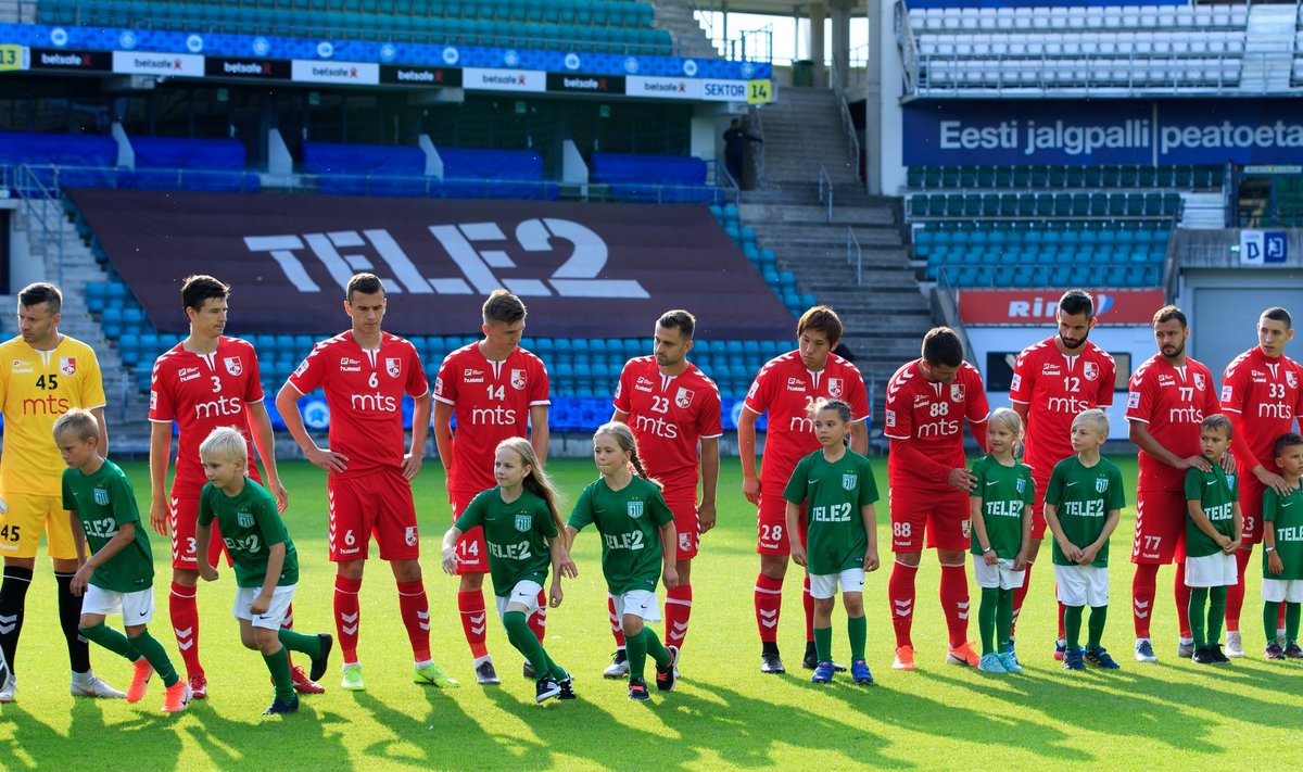 FC Flora alistas Euroopa liiga esimeses eelringis Serbia võistkonna FK Radnicki Niš seisuga 2 : 0.