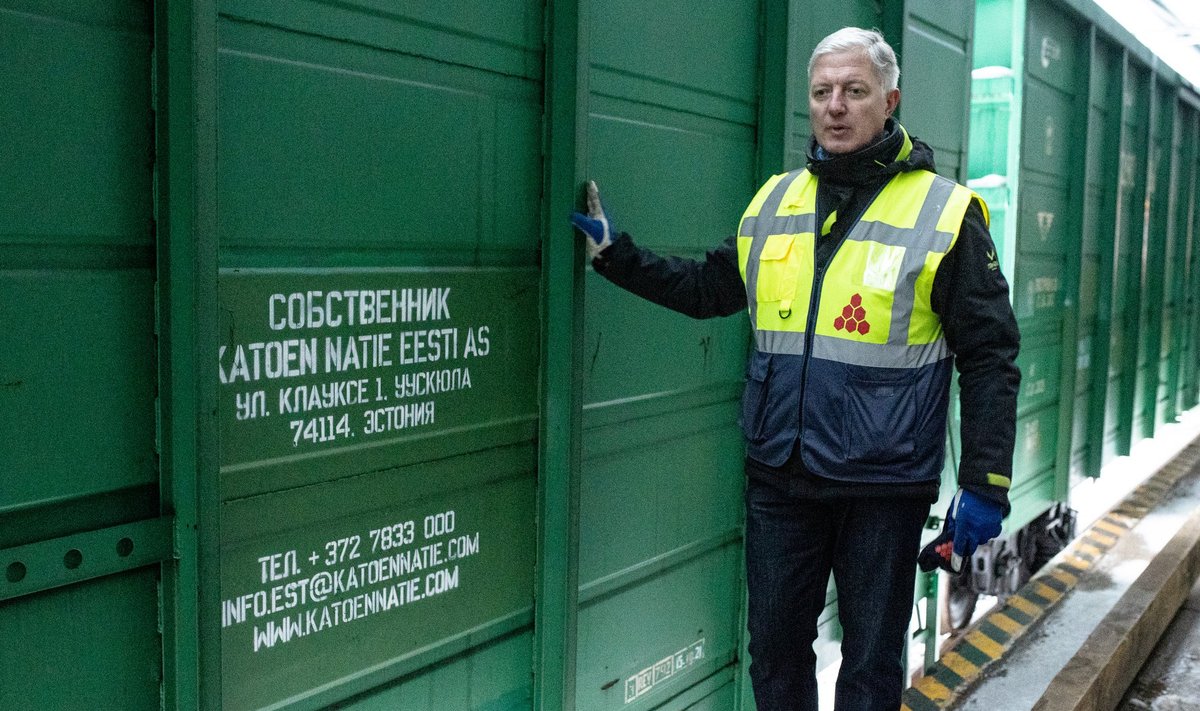 Eile sai Katoen Natie juht Mart Melles veel lasta kakaooad vagunitesse laadida, et saata need Operailiga Venemaale. Mõne nädala pärast ta seda enam teha ei saa.