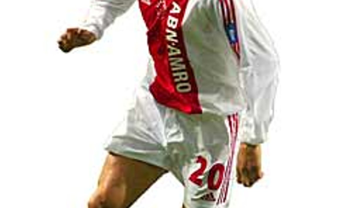 REGIOONI KUULSAIM VUTIMEES: Praegu Amsterdami Ajaxi värve kaitsev soomlane Jari Litmanen on end ammu Euroopa palliplatsidel tõestanud. ALL OVER PRESS BALTIC