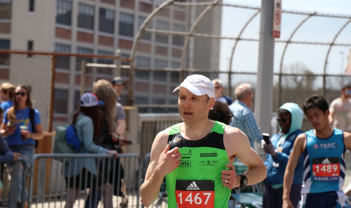 Pärtel Piirimäe Bostoni maratonil