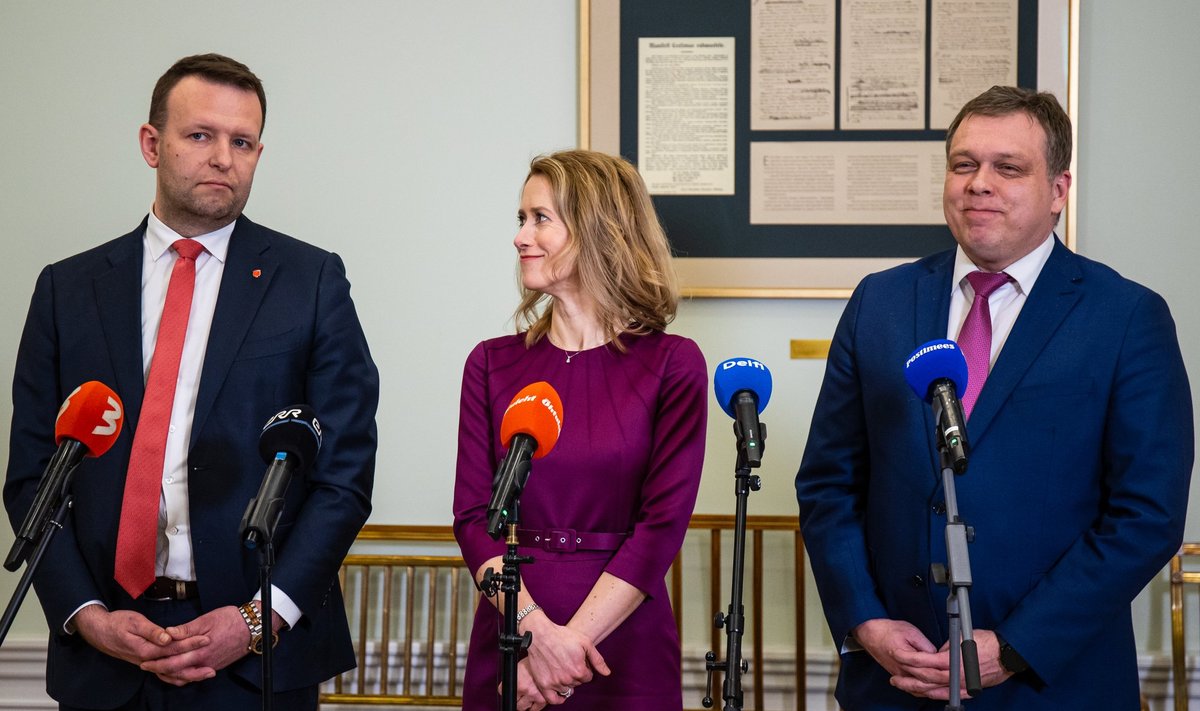 Koalitsioonikõnelejad andsid oma esimese pressikonverentsi.