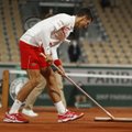 VIDEO | Katusedraama French Openil: Djokovic mängis kuivas, kolumblasele kallas vihma kraesse