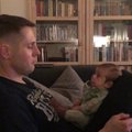 ARMAS VIDEO | Rootsis elav eestlasest isa õpetab oma kahekuusele lapsele õ-tähe hääldamist ja viimasel tuleb see üllatuslikult hästi välja