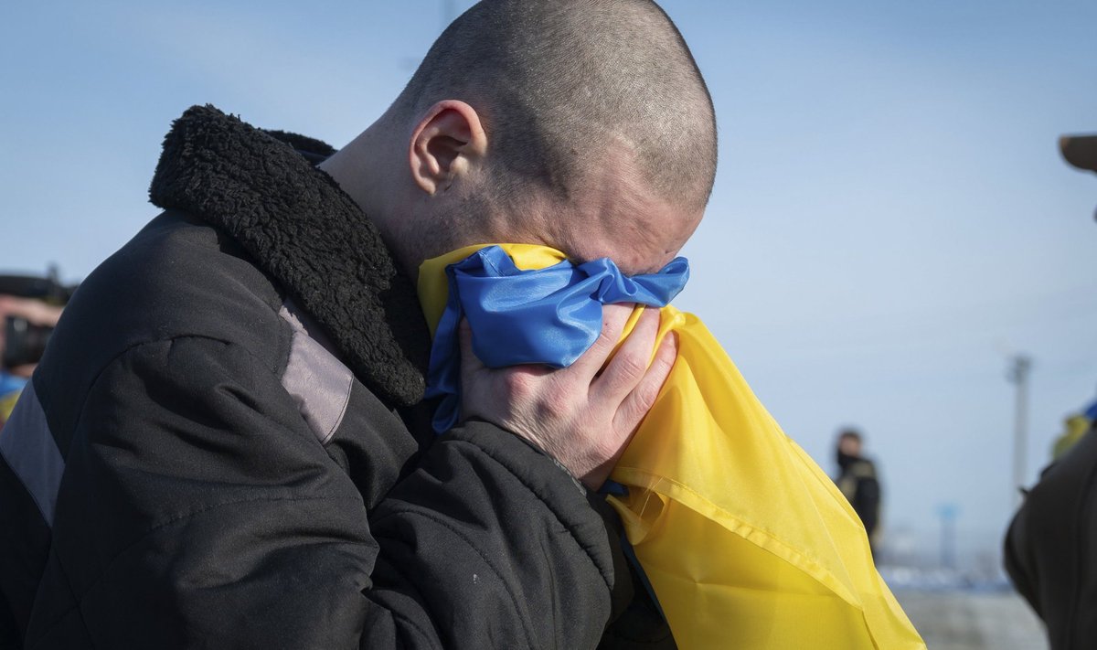 Vabastatud Ukraina sõjavang.