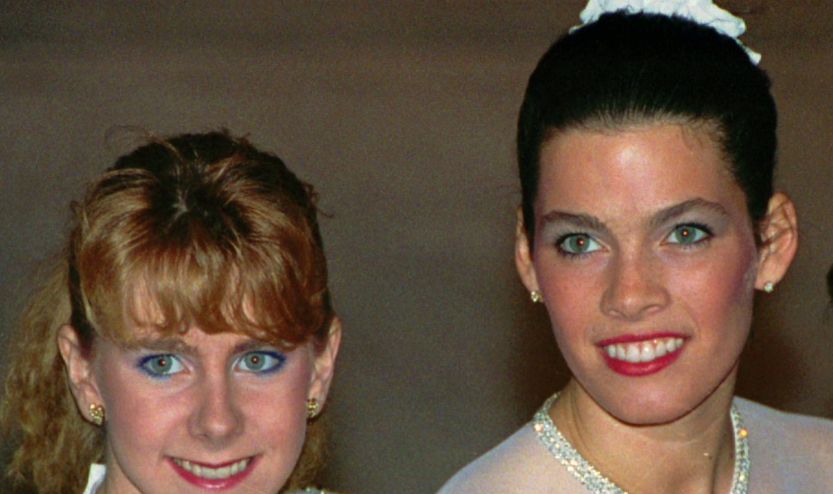 Tonya Harding (vasakul) ja Nancy Kerrigan 1992. aastal.