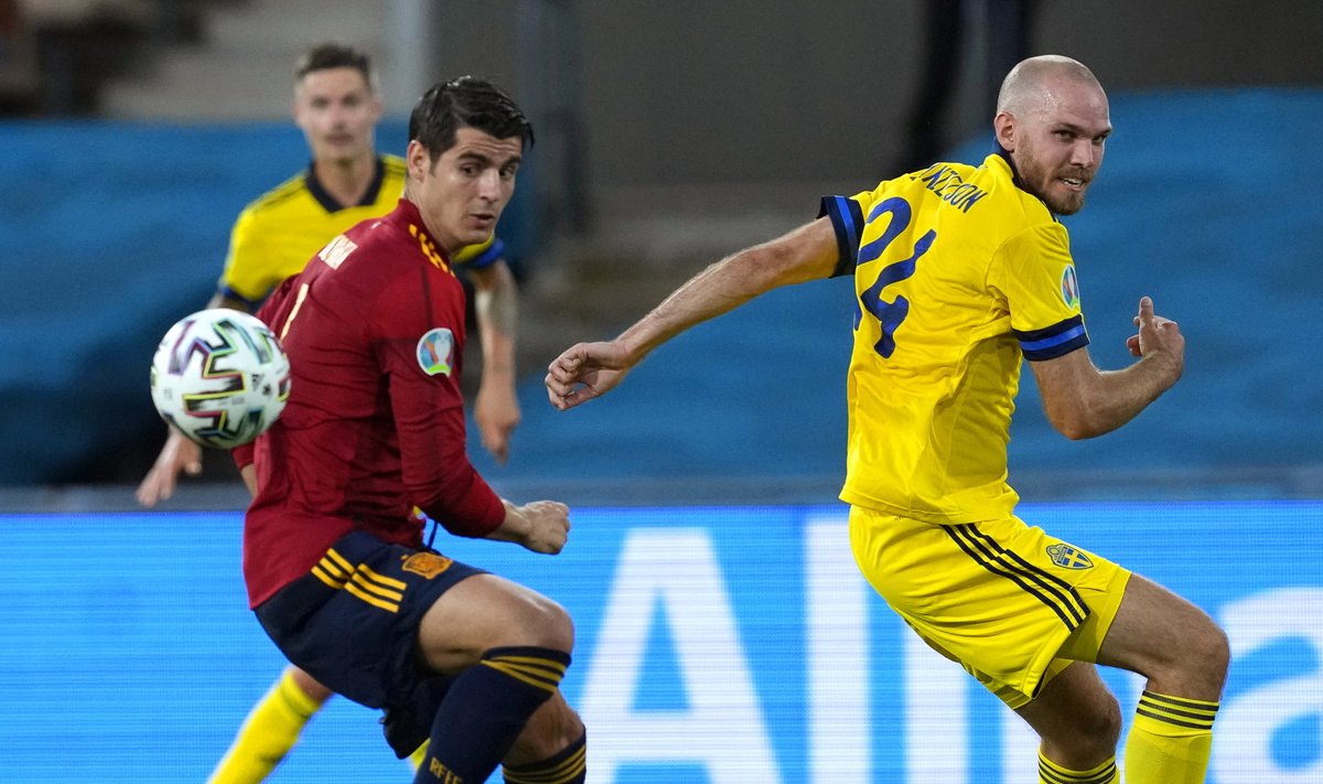 Alvaro Morata mängus Rootsiga