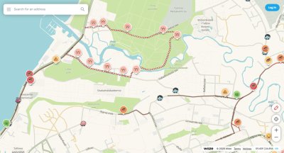Rattasõiduvõistlusest tingitud ummikud Tallinnas.