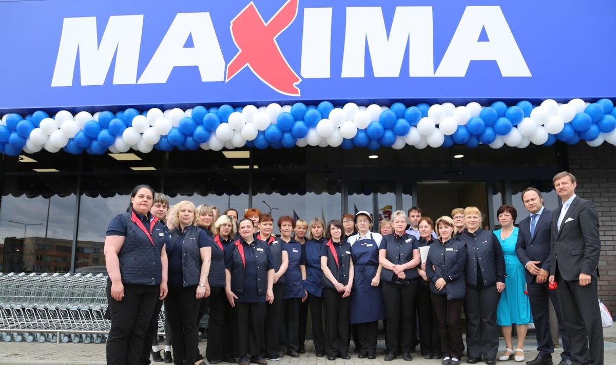 Открытие магазина Maxima в Нарве