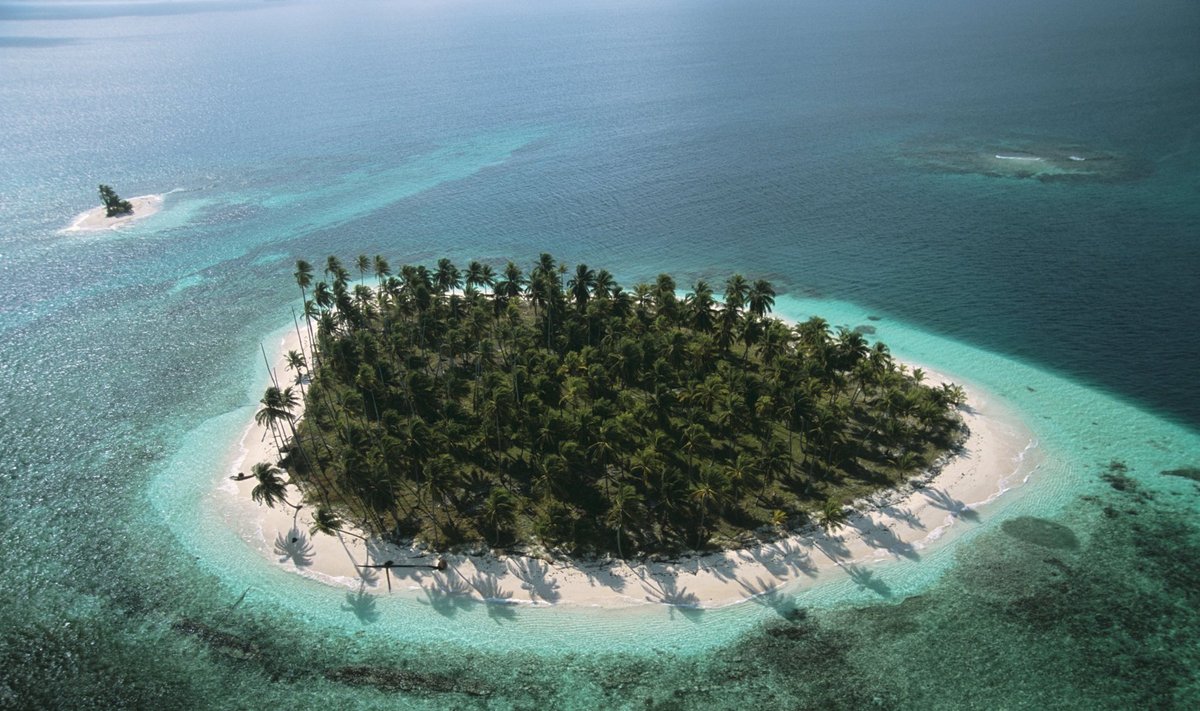 Koroonaviirus suurendas rikaste huvi soetada endale mõnus eraldatud saar. Fotol Kariibi mere San Blasi saarestik