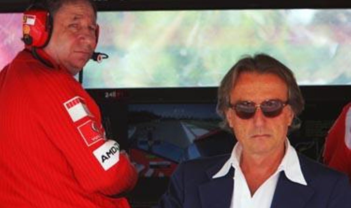 Jean Todt ja Ferrari president Luca Cordero di Montezemolo