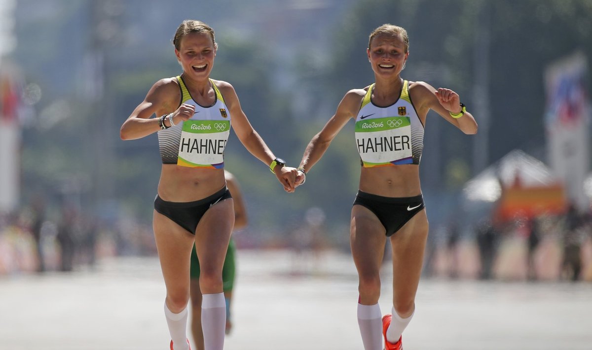 Saksamaa jooksjad Anna ja Lisa Hahner.