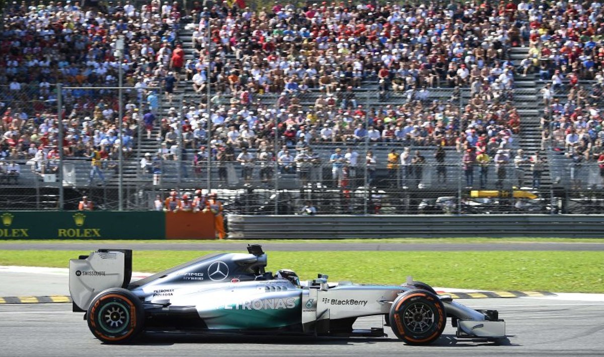 Lewis Hamilton Monzas kiireim