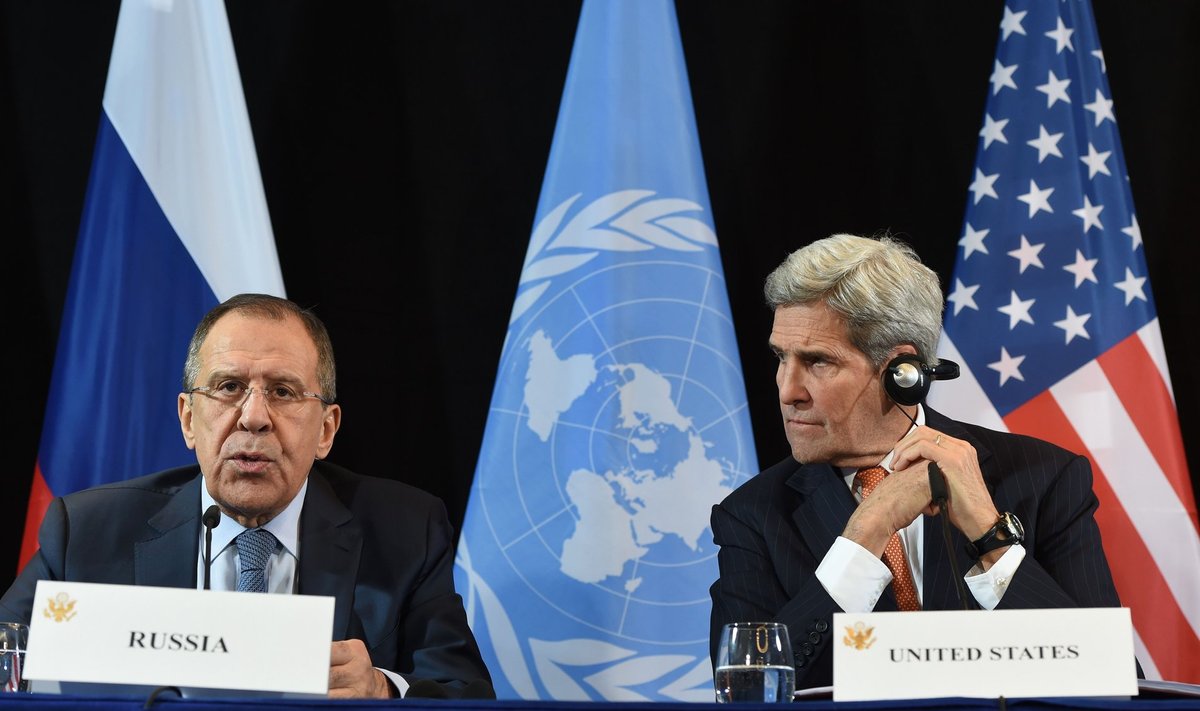 Sergei Lavrov ja John Kerry 