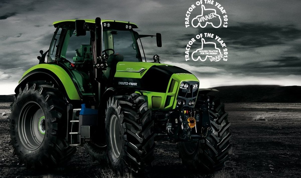 Aasta Traktor 2013 tiitli saavutanud DEUTZ-Fahr 7250 TTV Agrotron