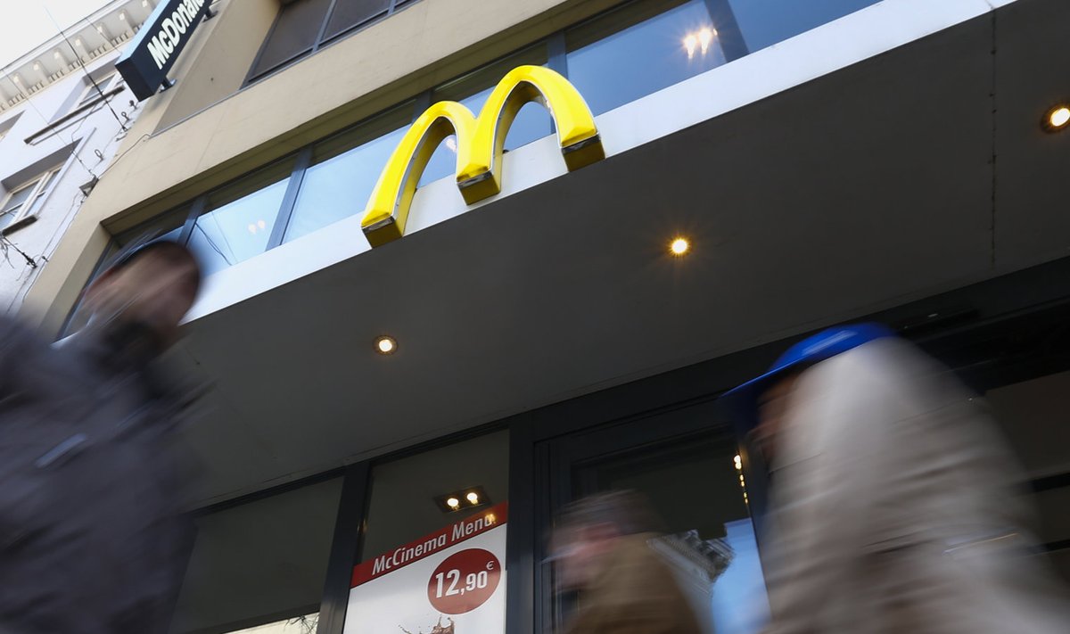 McDonald'si restoran Brüsselis.