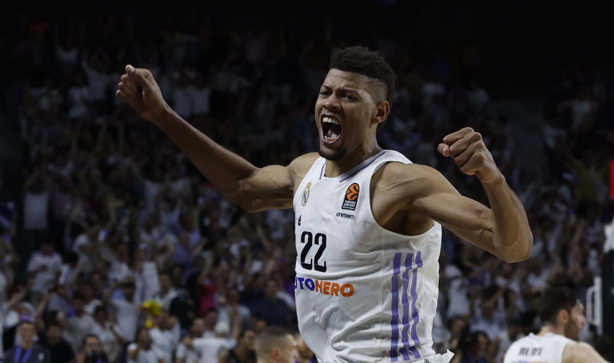 Walter Tavares oli veerandfinaalseerias Madridi Reali üks veduritest.