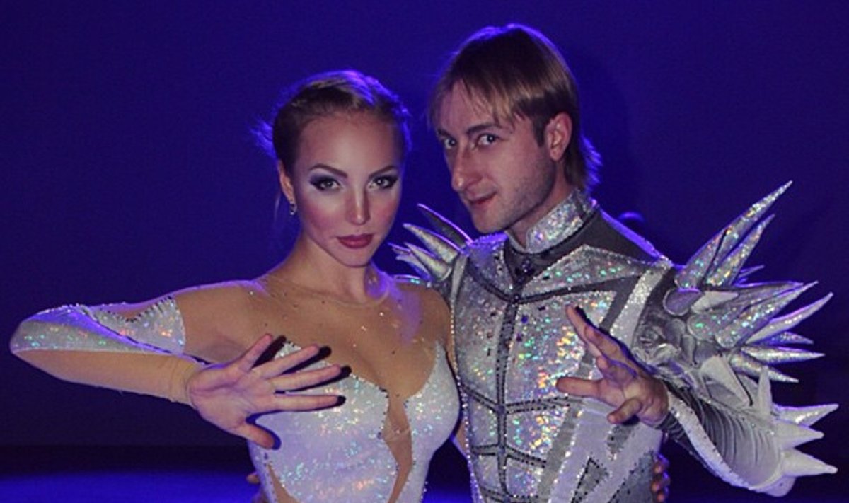 Maria Sergejeva ja Evgeni Plushenko