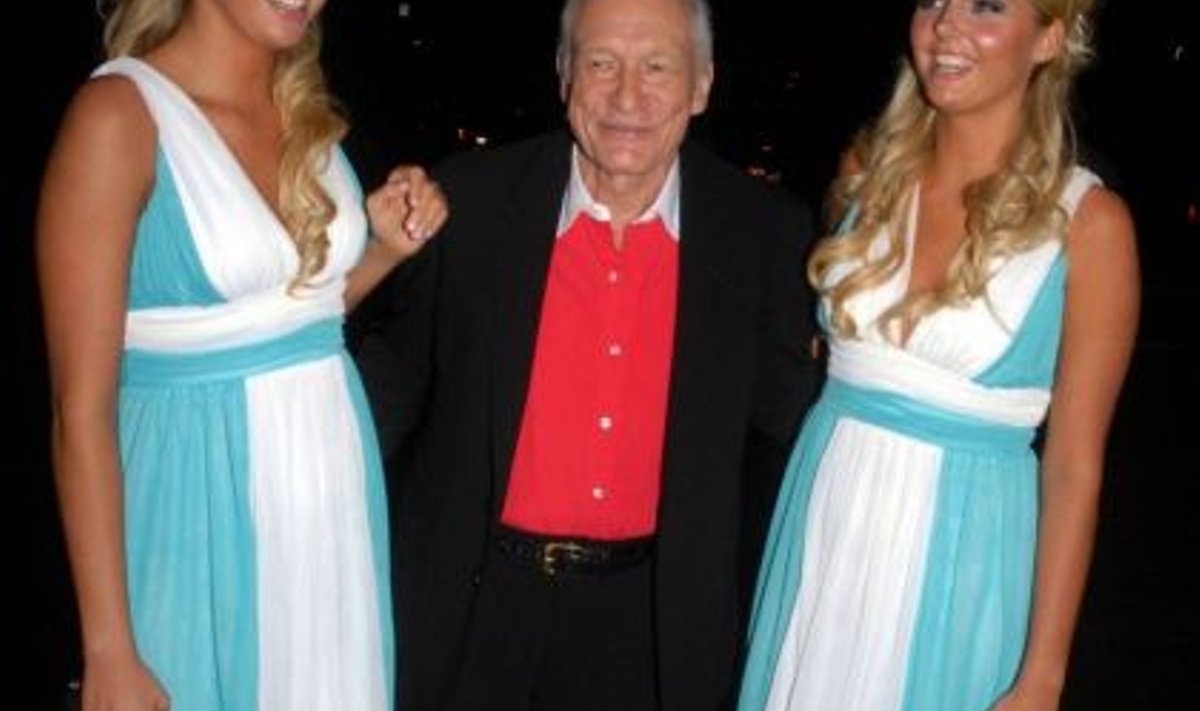 Hugh Hefner elukaaslastega