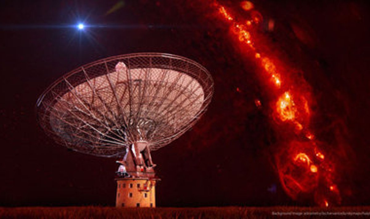 CSIRO's Parkesi raadioteleskoop. Swinburne Astronomy Productions 