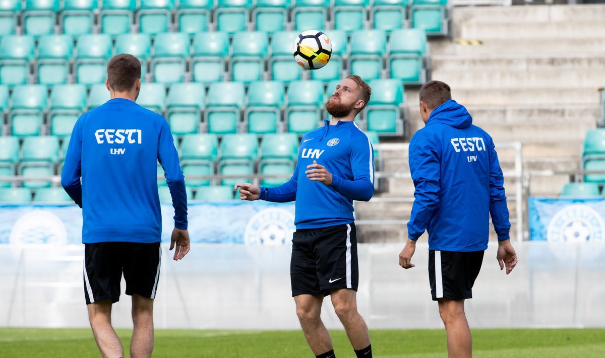 Eesti jalgpallikoondise treening