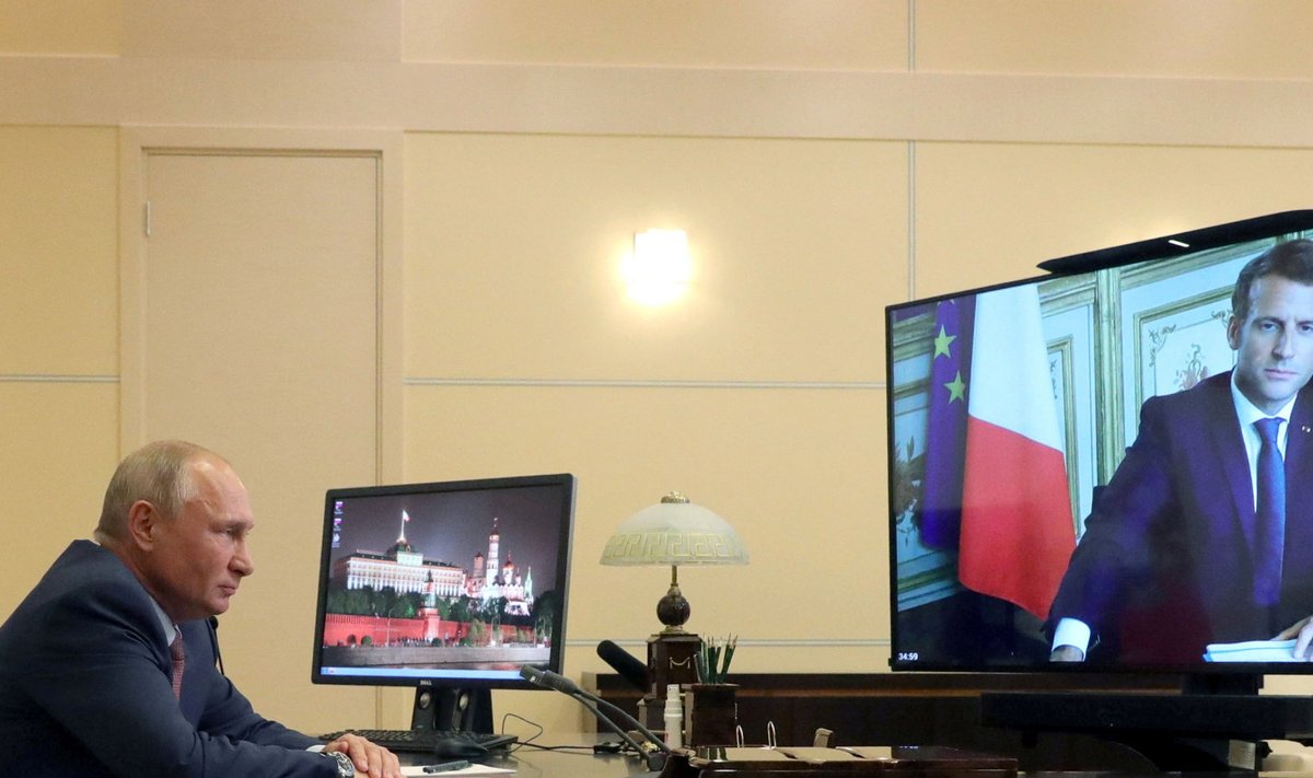 Putini ja Macroni vestlus
