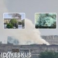 ВИДЕО | В Ласнамяэ вспыхнул пожар: горело холодильное здание Premia