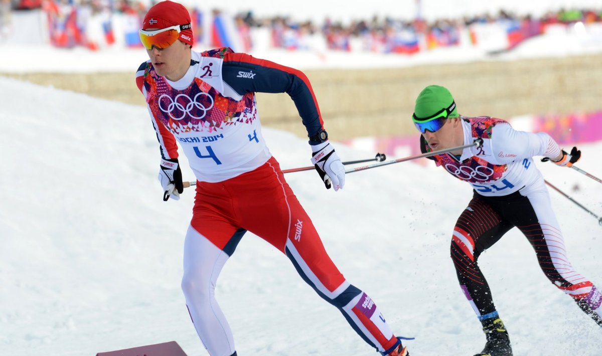 Harald Wurm (paremal) Sotši olümpial.