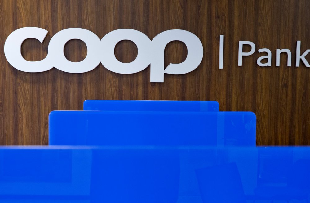 Coop Pank logo. Inbank.