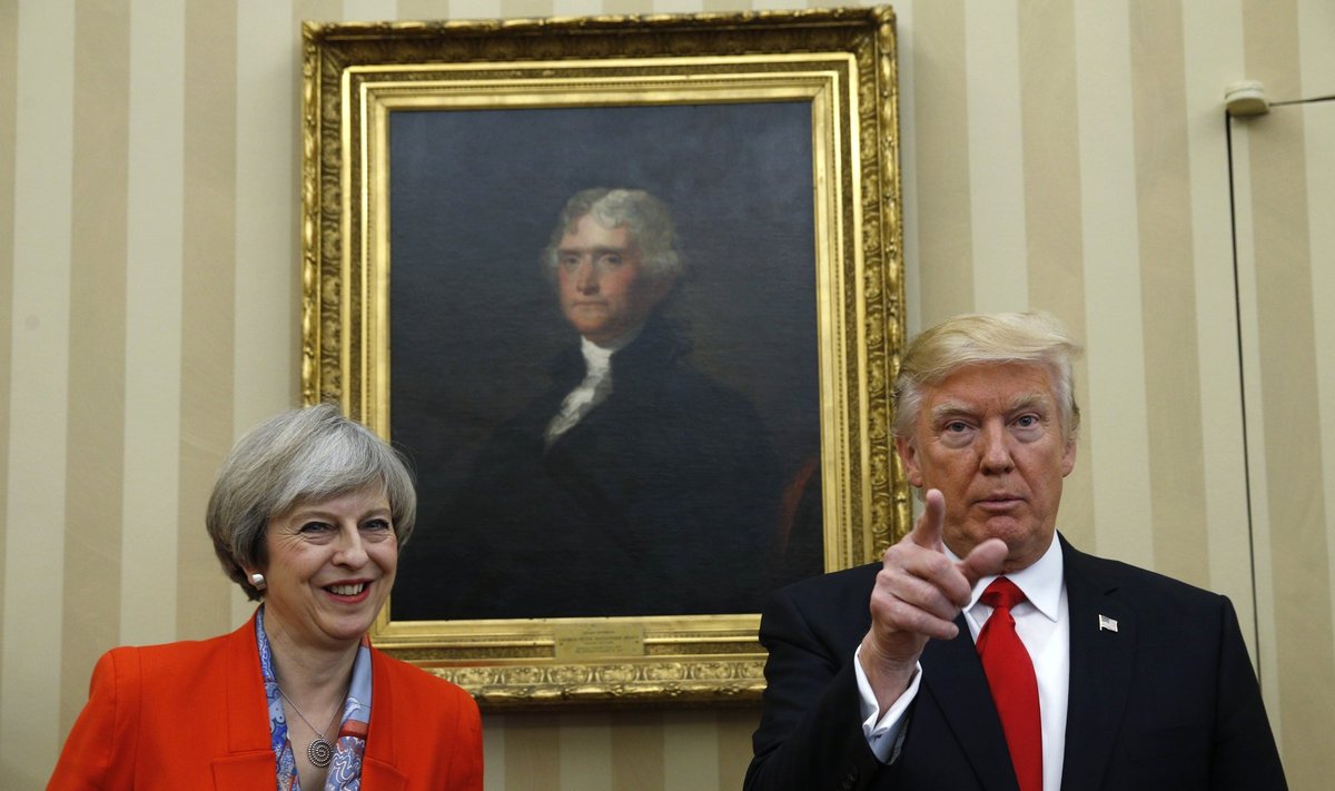 Theresa May ja Donald Trump