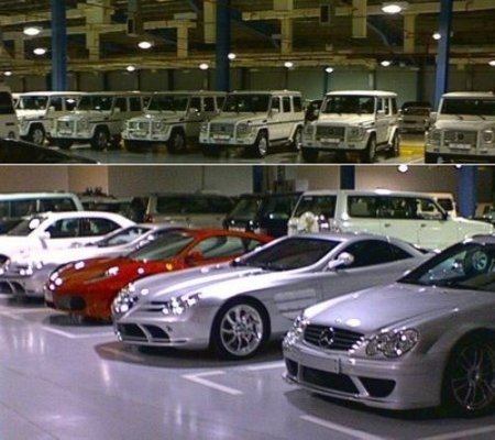 Pilguheit Brunei sultani garaažide Mercedes-Benz'i tiivale